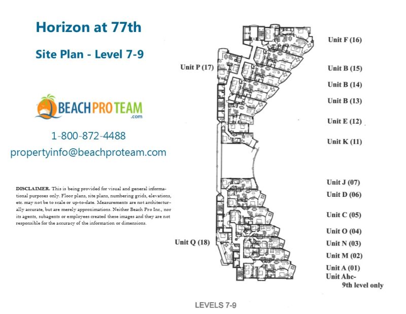 Horizon at 77th Site Plan Level 7